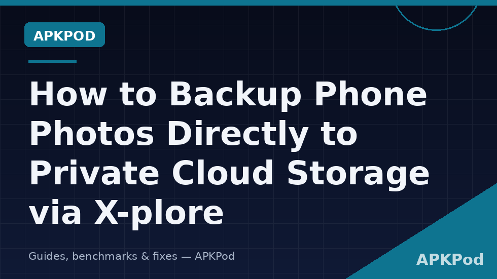 X-plore copying the DCIM camera folder from phone storage to a dated private cloud folder