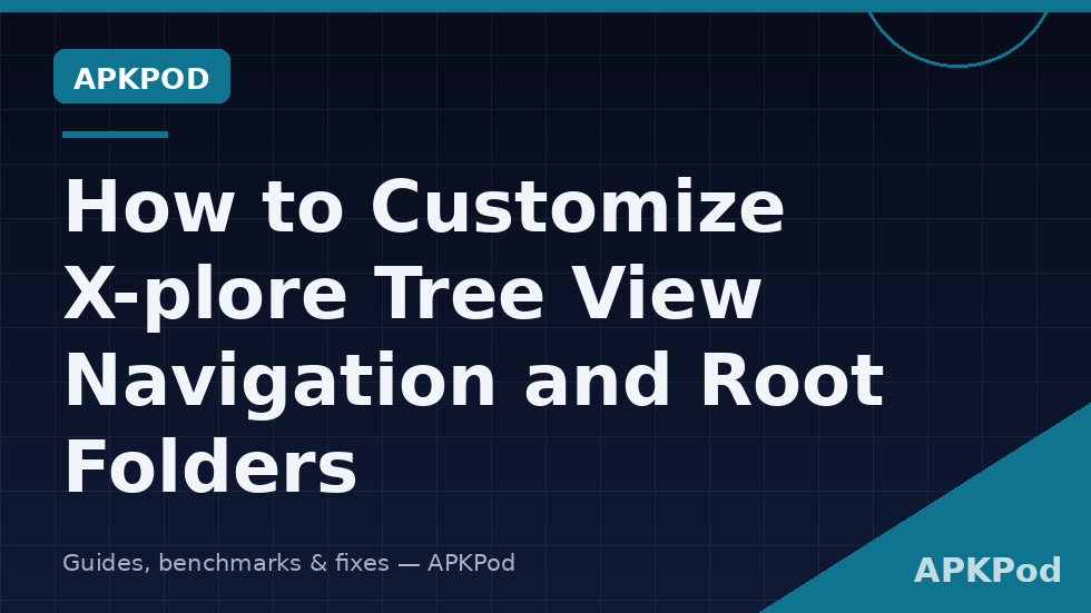 Customize Xplore tree view navigation with root folders and sorting options