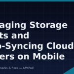 Managing Storage Limits and Auto-Syncing Cloud Folders on Mobile