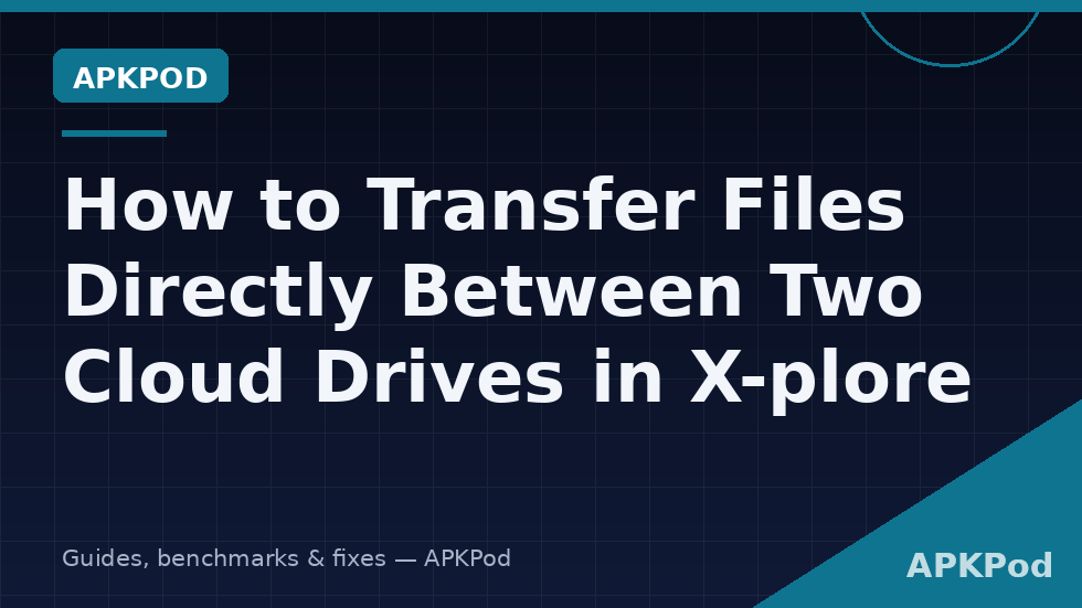 Dual-pane X-plore view with a cloud drive in each pane during a copy between two cloud services