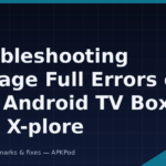 Troubleshooting Storage Full Errors on 8GB Android TV Boxes with X-plore