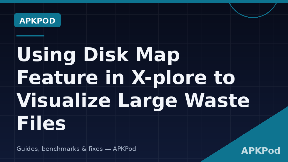 Xplore disk map visualize large files storage blocks view